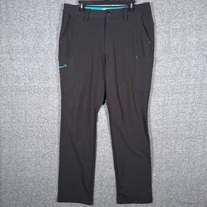 Amazon Luly Yang Cargo Pants Mens Large 36x34 Black Stretch Performance Utility